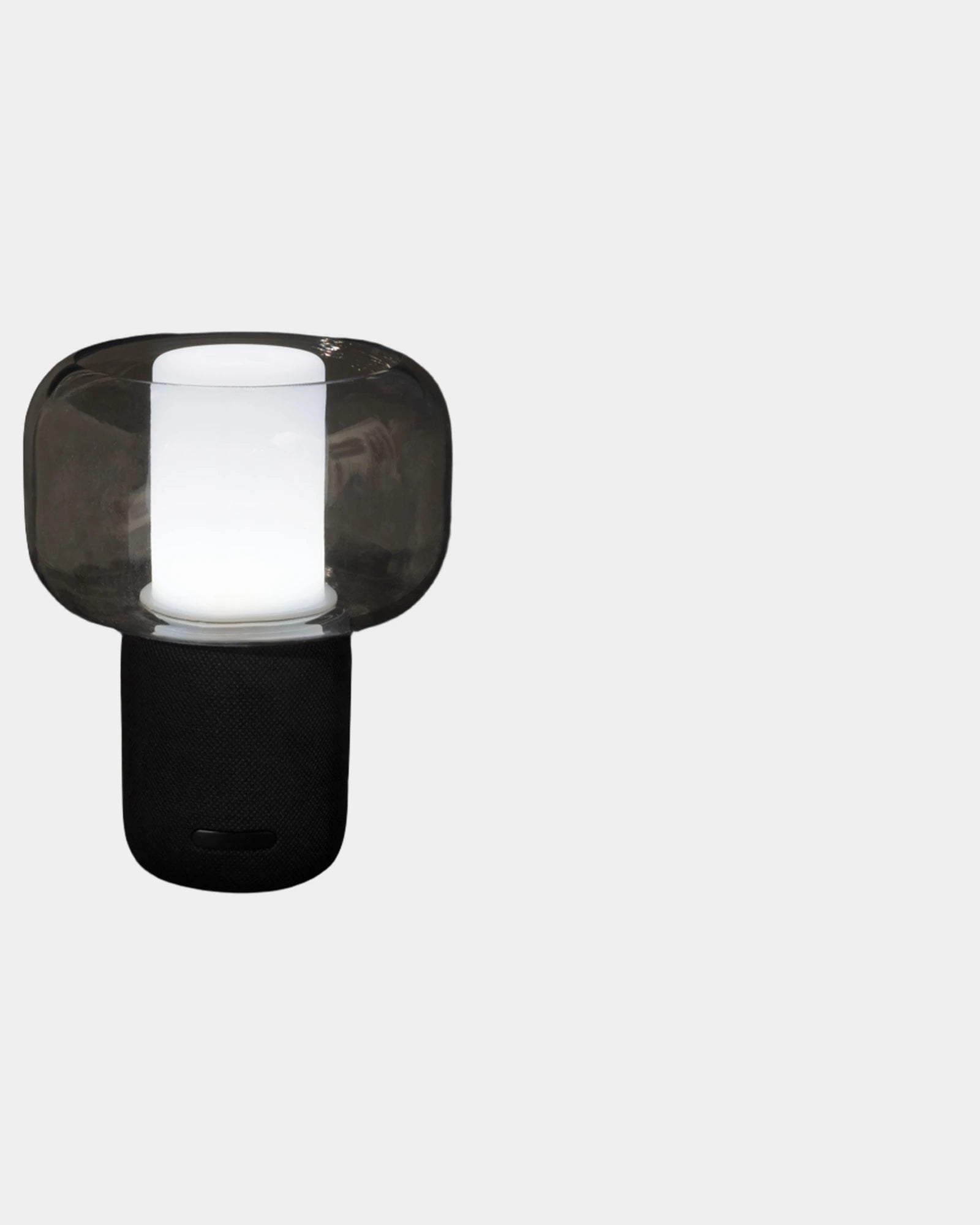 Lampa z głośnikiem 10W z plastiku z recyklingu z nadrukiem - 4
