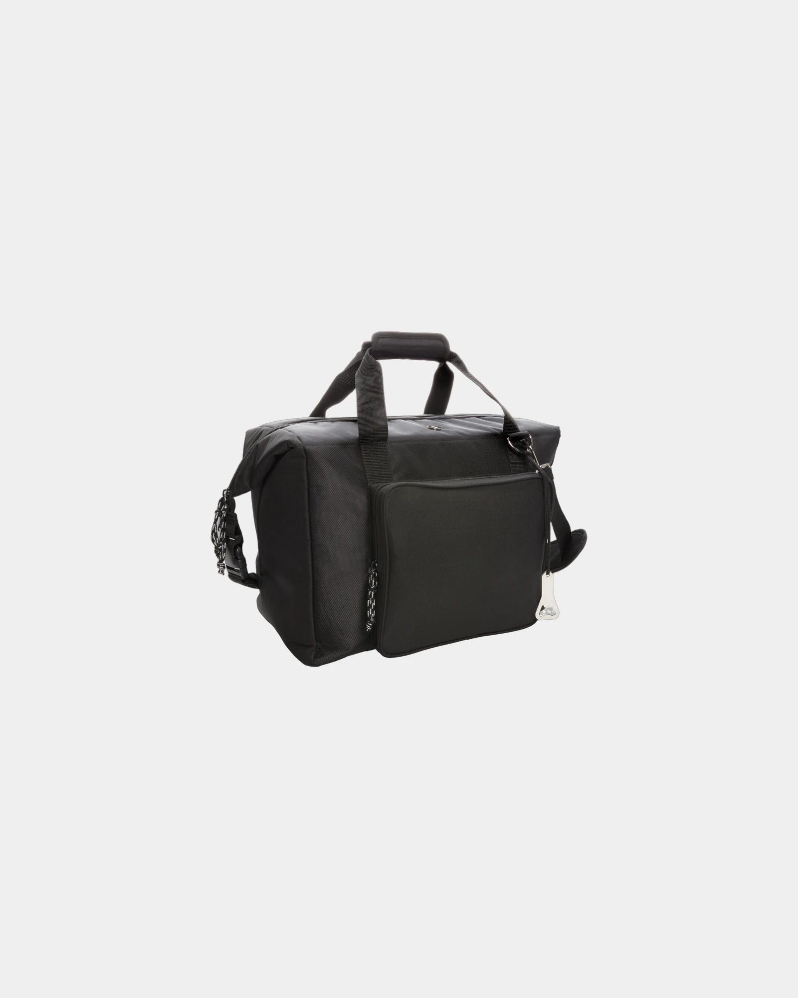 Torba termiczna typu shopper z poliestru 40 l z nadrukiem - Czarny