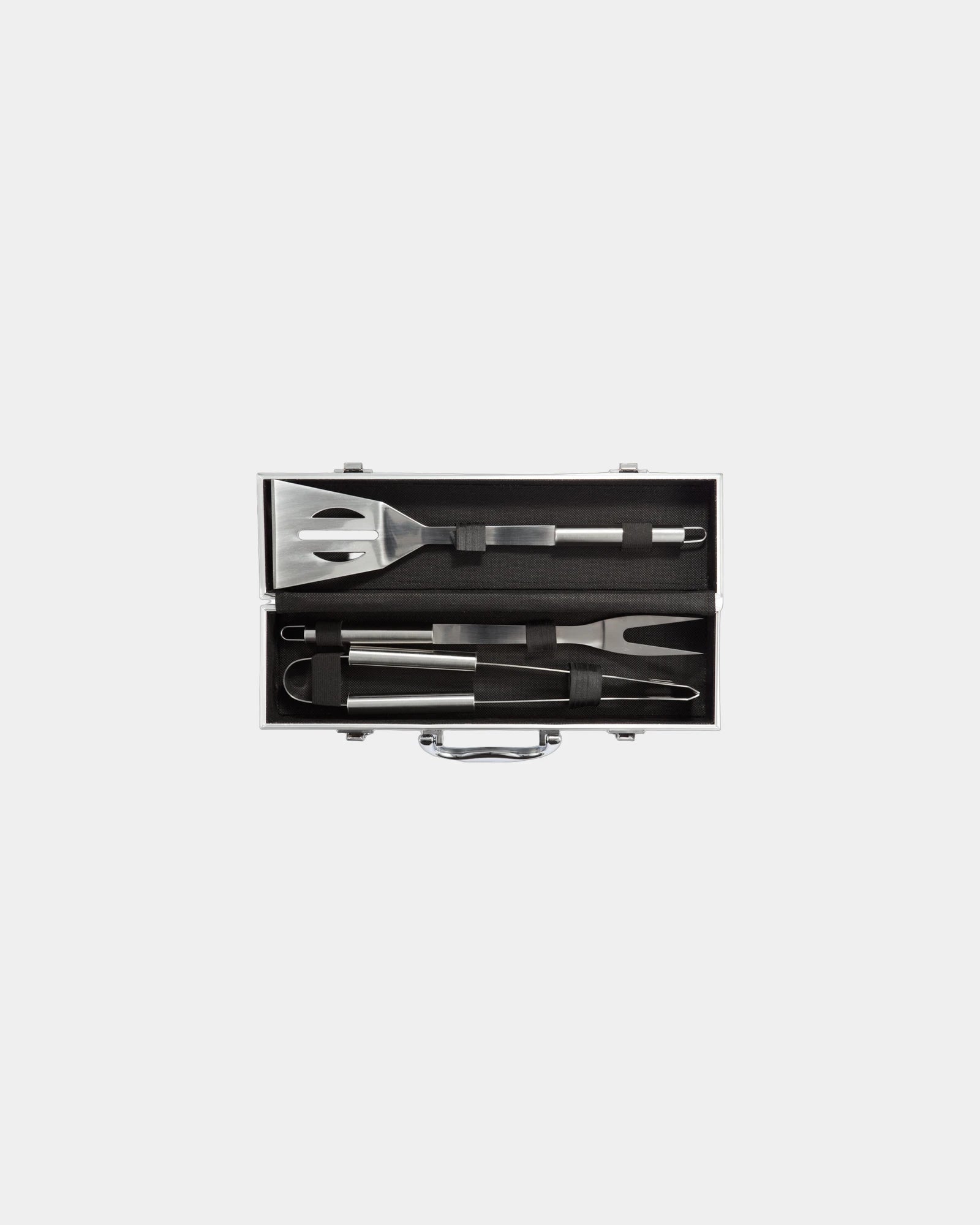 Zestaw 3 akcesoriów do grilla w etui aluminiowym z nadrukiem - 2
