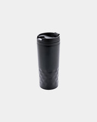 Kubek geometryczny ze stali nierdzewnej 300 ml z nadrukiem - Czarny