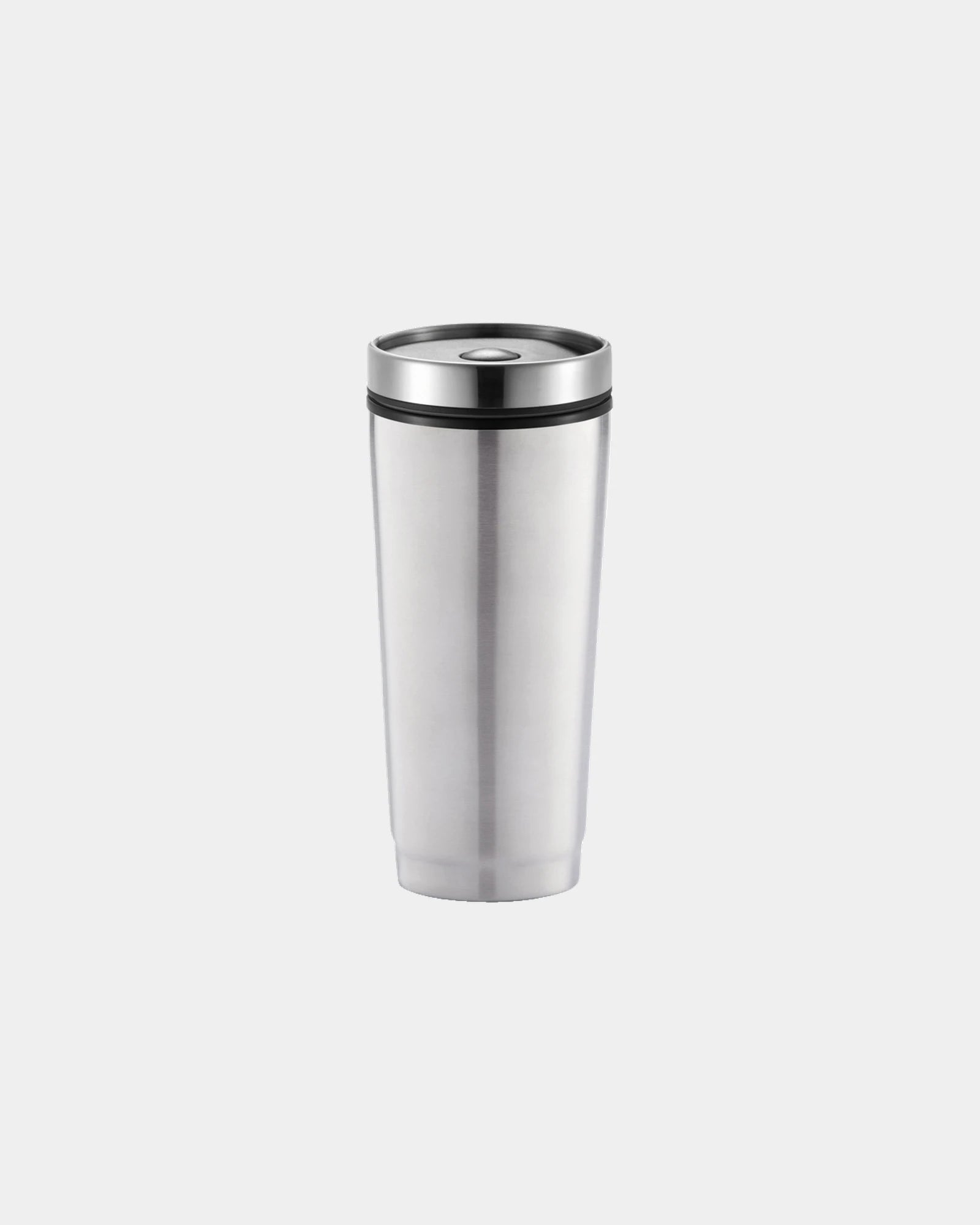 Szczelny kubek ze stali nierdzewnej 350 ml z nadrukiem - Srebrny