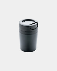 Kubek ze stali nierdzewnej 160 ml Coffee to go z nadrukiem - Czarny