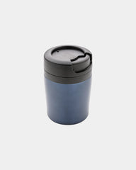 Kubek ze stali nierdzewnej 160 ml Coffee to go z nadrukiem - Niebieski