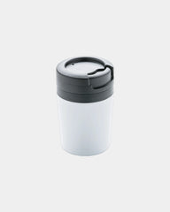 Kubek ze stali nierdzewnej 160 ml Coffee to go z nadrukiem - Biały