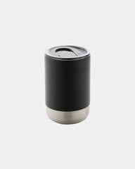 Kubek ze stali nierdzewnej z recyklingu 360 ml z nadrukiem - Czarny
