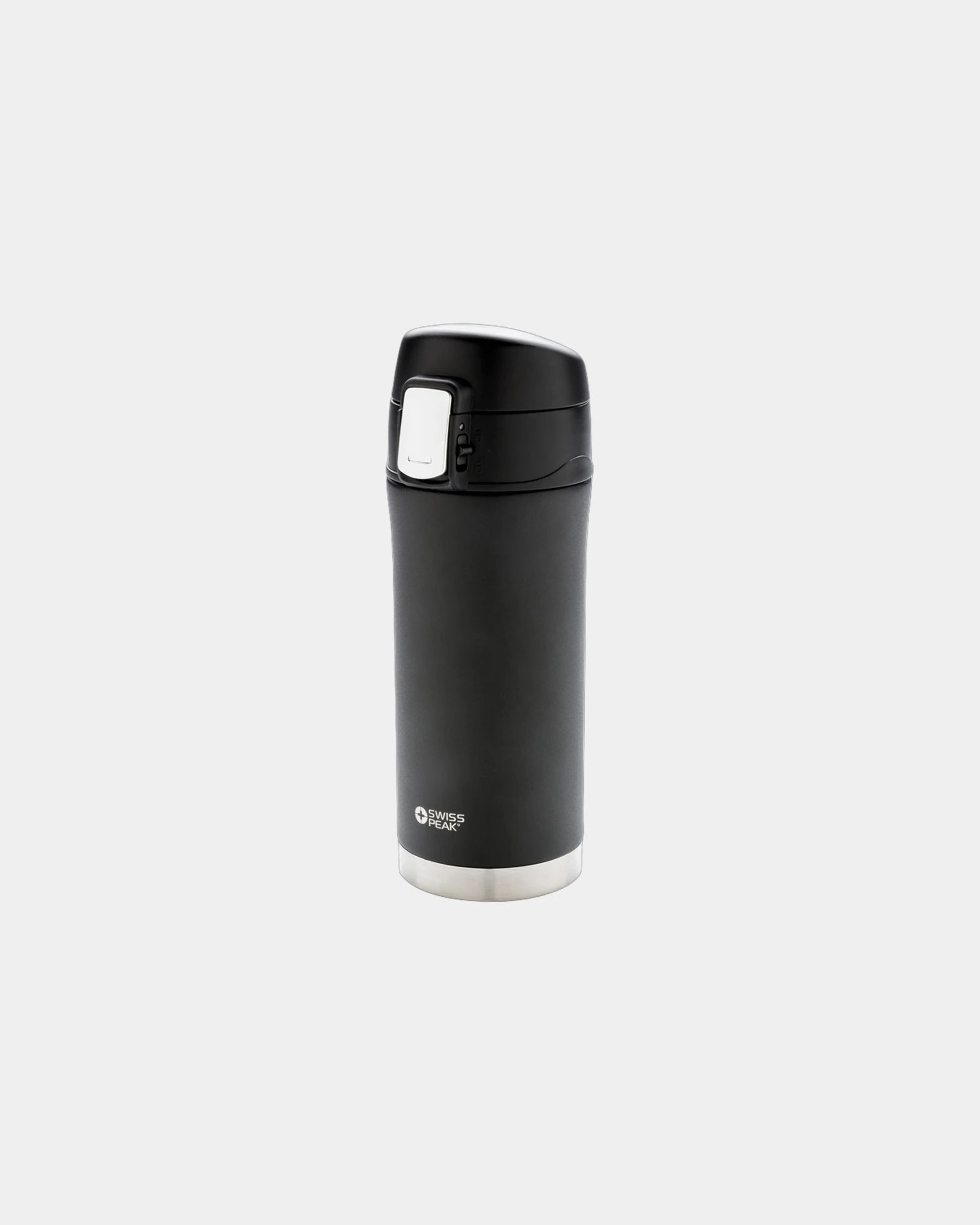 Kubek ze stali nierdzewnej 300 ml Swiss Peak Elite z nadrukiem - Czarny