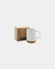Kubek ceramiczny 280 ml z podstawą korkową z nadrukiem