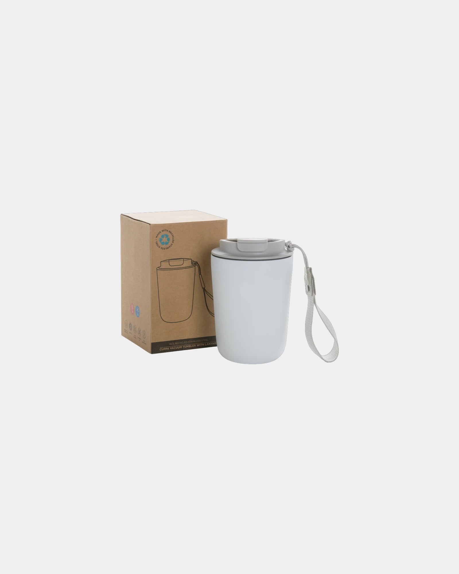 Kubek termiczny ze stali nierdzewnej z recyklingu 380 ml Cuppa z nadrukiem - 7