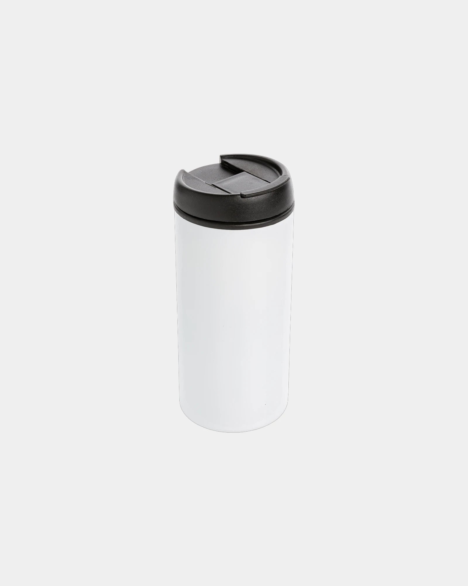 Kubek ze stali nierdzewnej z recyklingu 300 ml z nadrukiem - Biały
