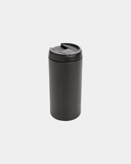 Kubek ze stali nierdzewnej z recyklingu 300 ml z nadrukiem - Czarny