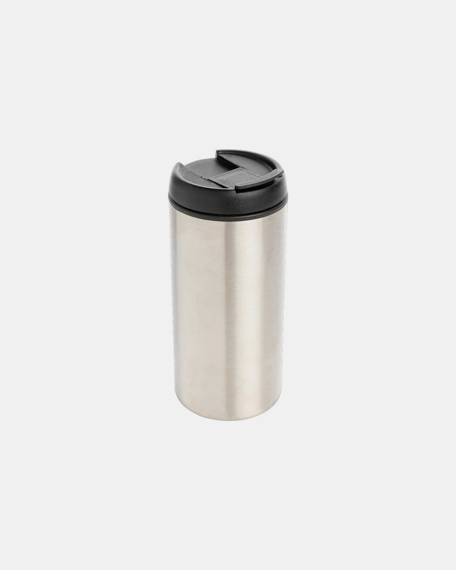 Kubek ze stali nierdzewnej z recyklingu 300 ml z nadrukiem - Srebrny