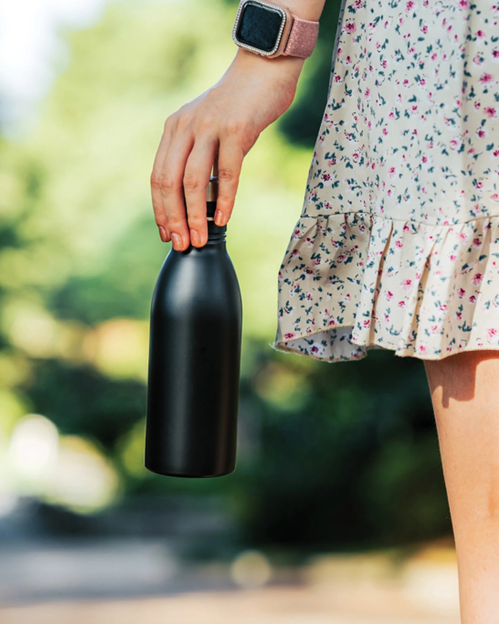 Butelka ze stali nierdzewnej z recyklingu 500 ml z nadrukiem - 9