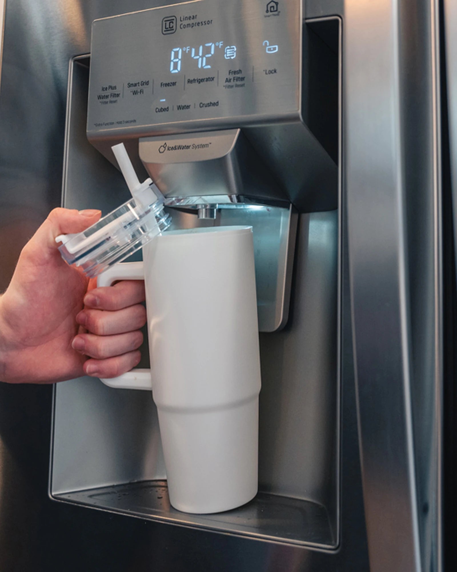 Kubek 750 ml z plastiku z recyklingu Tana z nadrukiem - 19