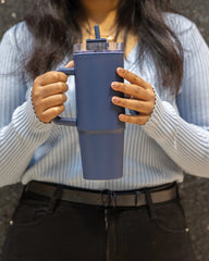 Kubek 750 ml z plastiku z recyklingu Tana z nadrukiem - 3