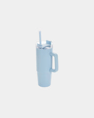 Kubek 750 ml z plastiku z recyklingu Tana z nadrukiem - Jasnoniebieski