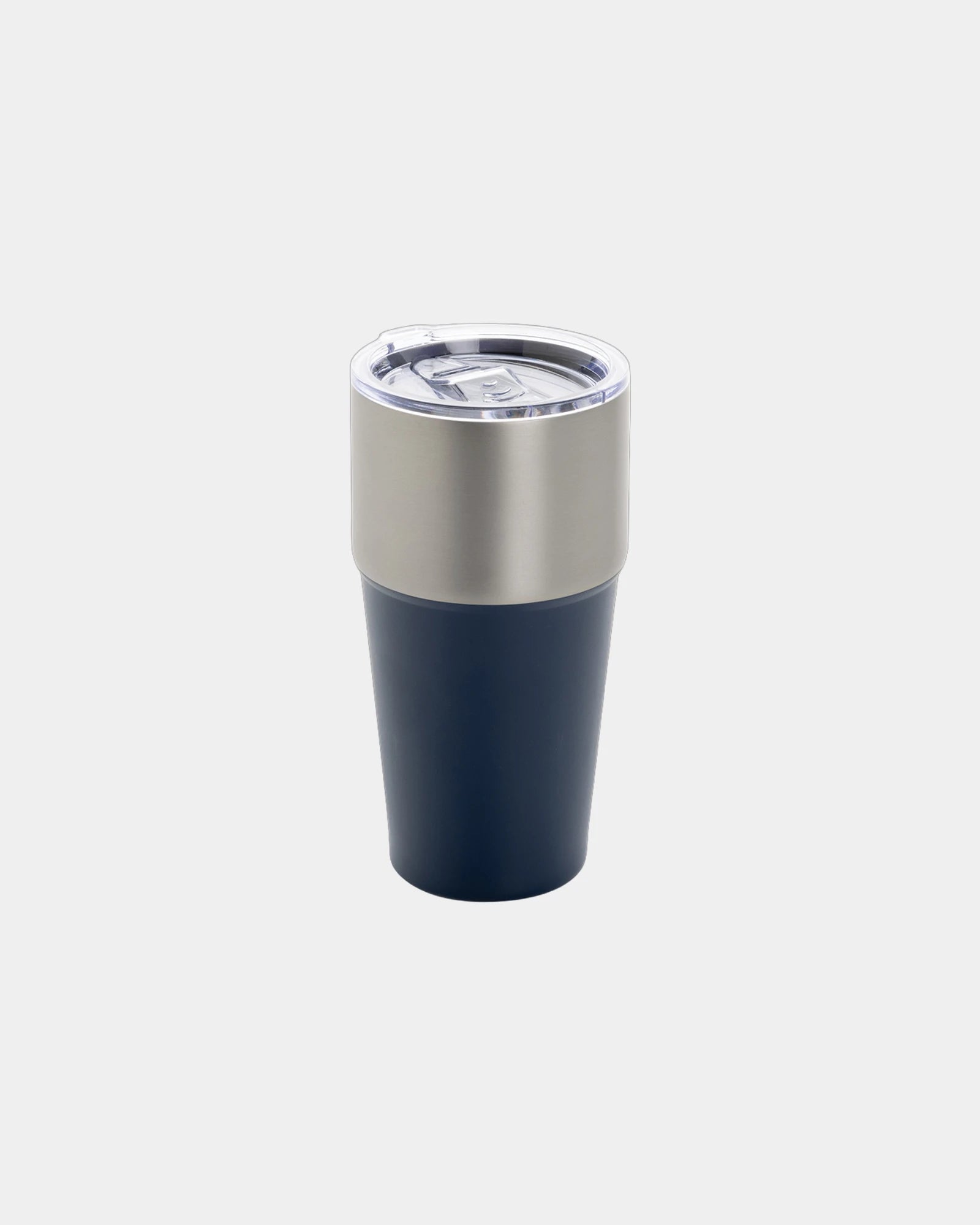 Kubek termiczny 500 ml ze stali z recyklingu RCS z nadrukiem - Granatowy