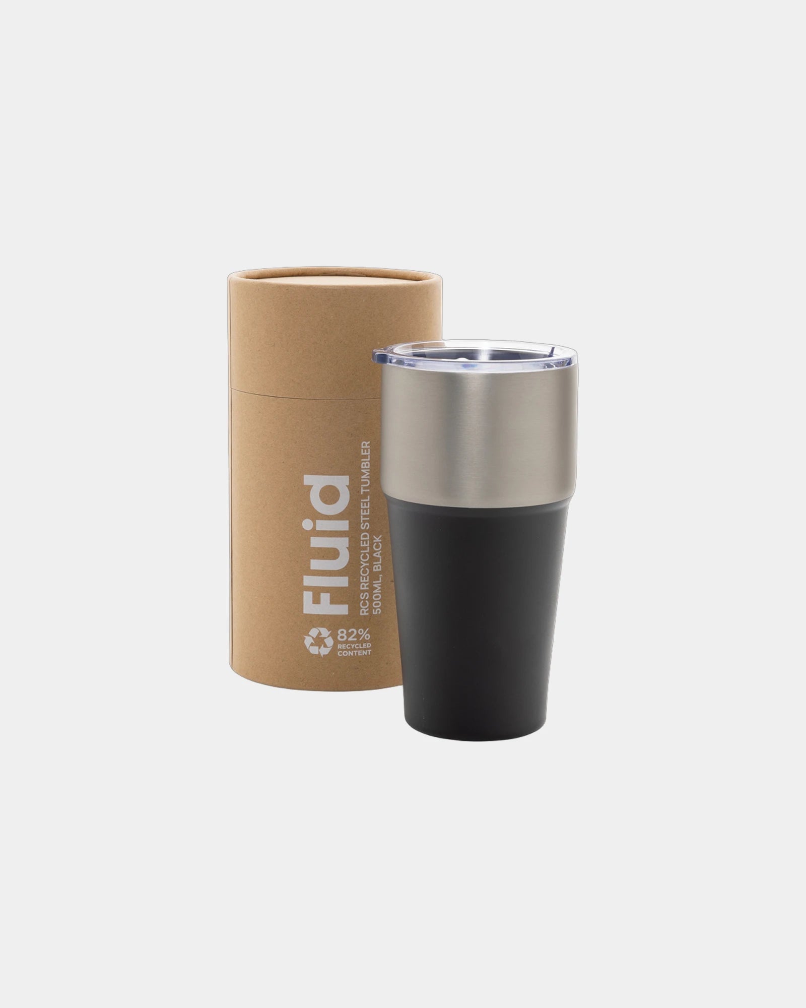 Kubek termiczny 500 ml ze stali z recyklingu RCS z nadrukiem - 1