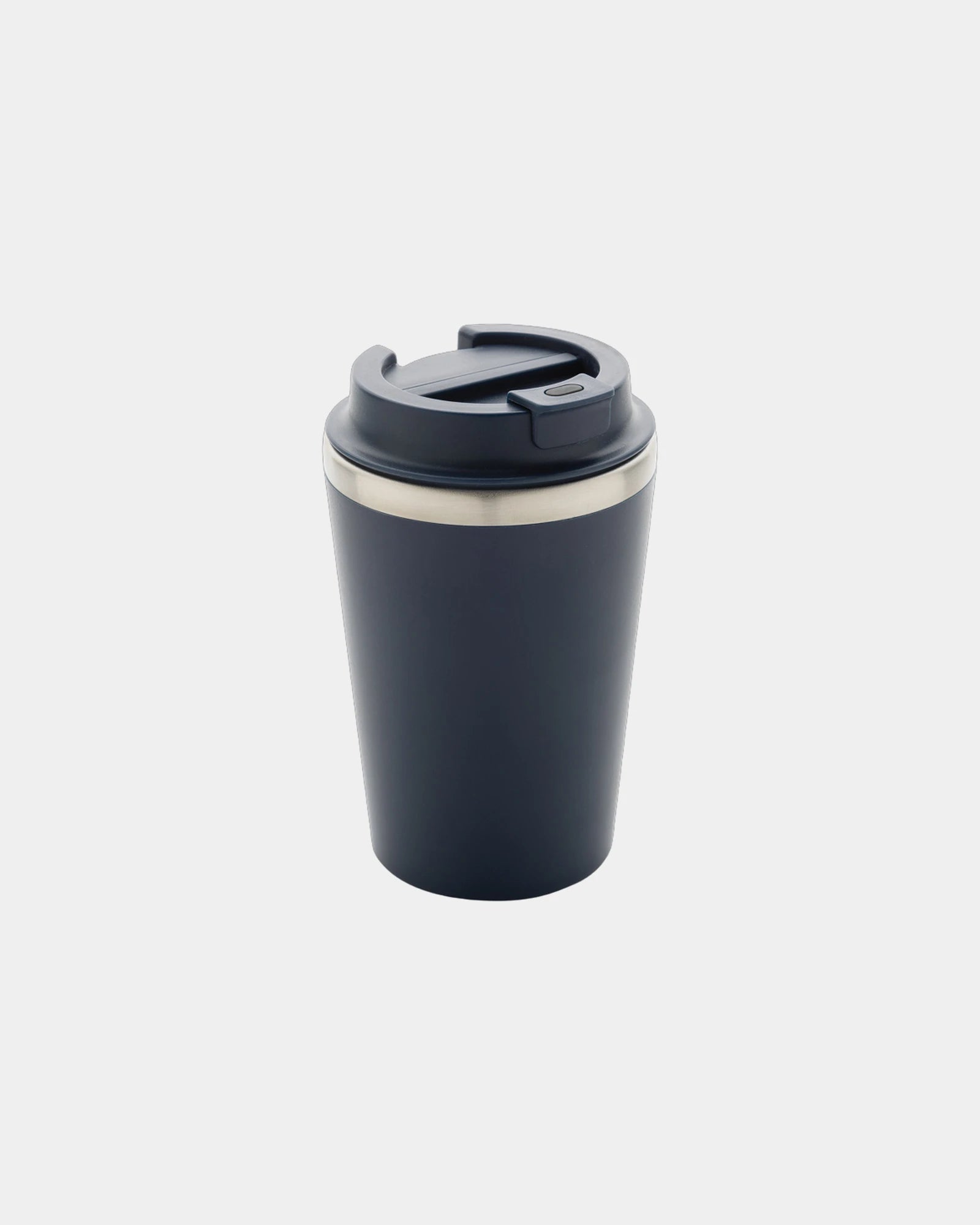 Kubek 350 ml z podwójną ścianką z PP z recyklingu z nadrukiem - Granatowy