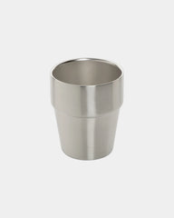 Kubek do kawy ze stali nierdzewnej z recyklingu 300 ml z nadrukiem - Srebrny