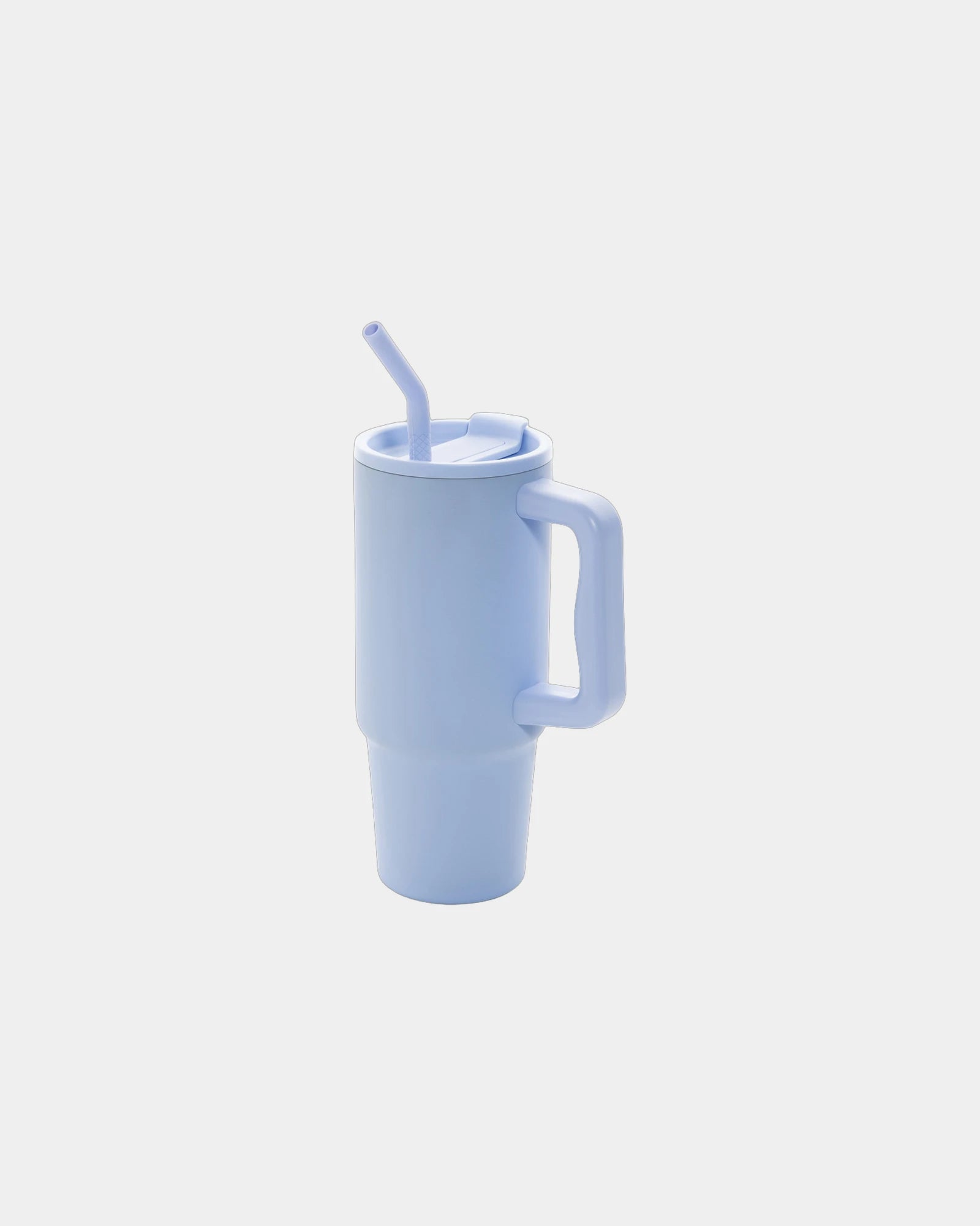 Kubek termiczny ze stali nierdzewnej z recyklingu 900 ml z nadrukiem - Jasnoniebieski
