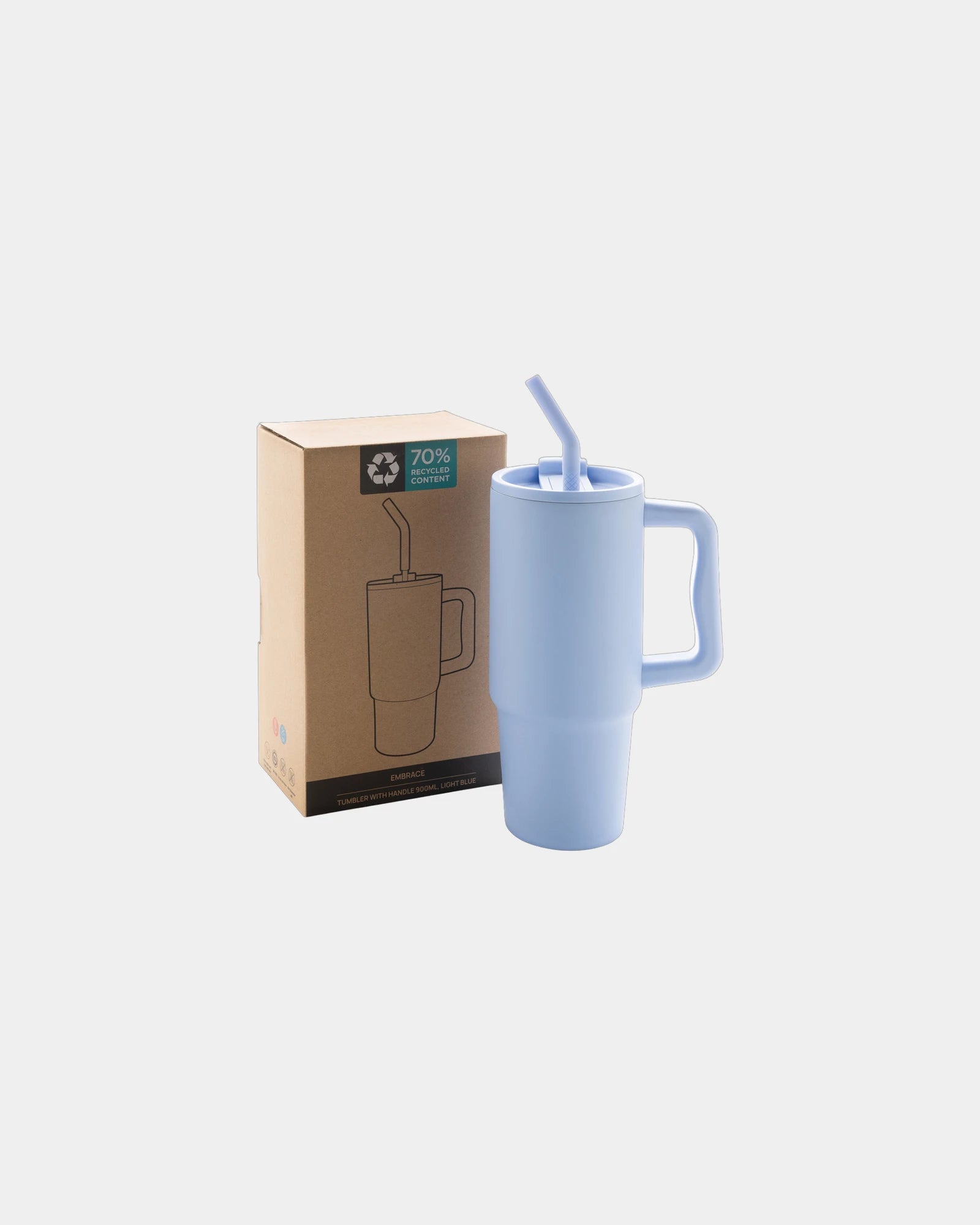 Kubek termiczny ze stali nierdzewnej z recyklingu 900 ml z nadrukiem - 23