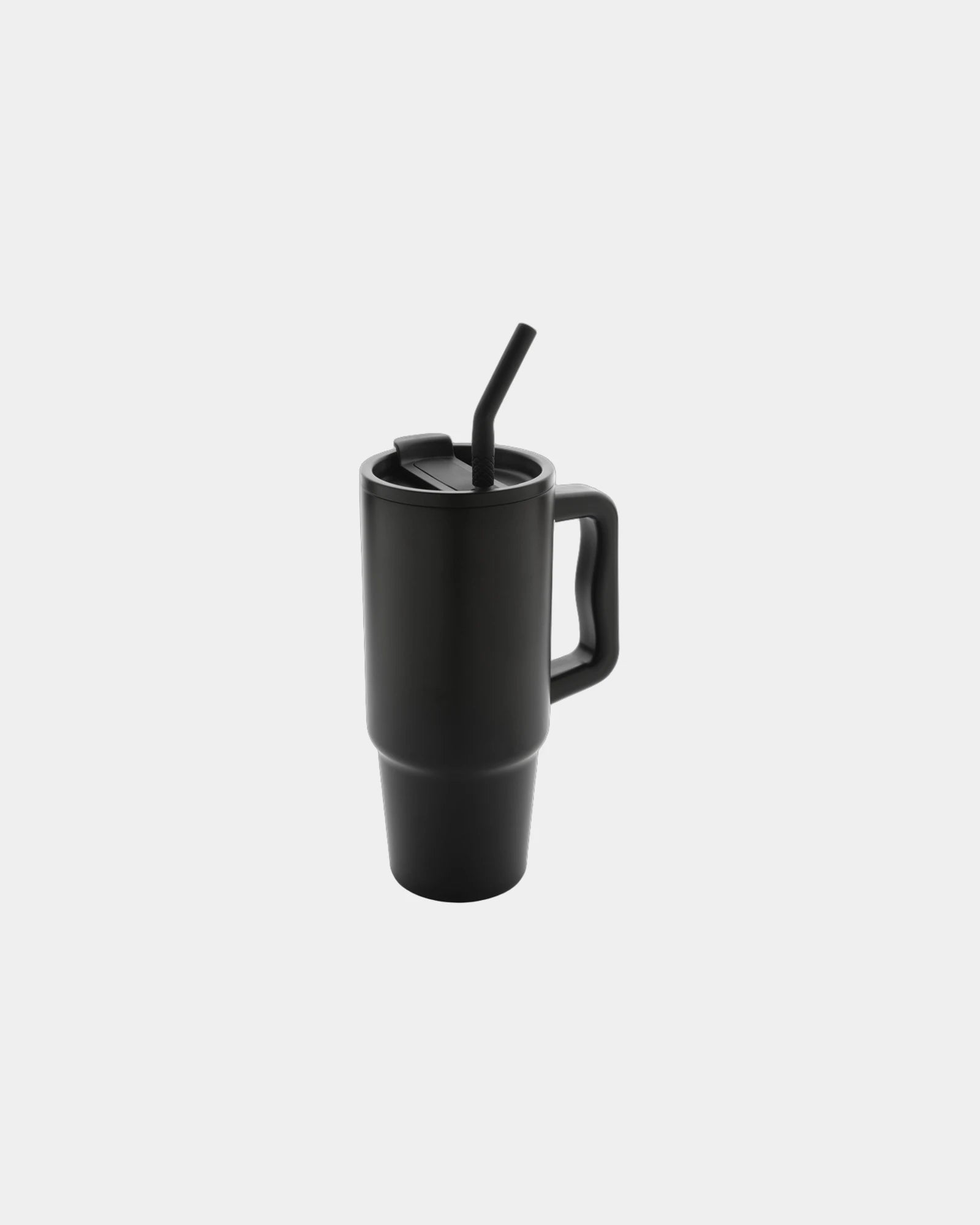 Kubek termiczny ze stali nierdzewnej z recyklingu 900 ml z nadrukiem - Czarny