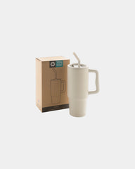 Kubek termiczny ze stali nierdzewnej z recyklingu 900 ml z nadrukiem - 41