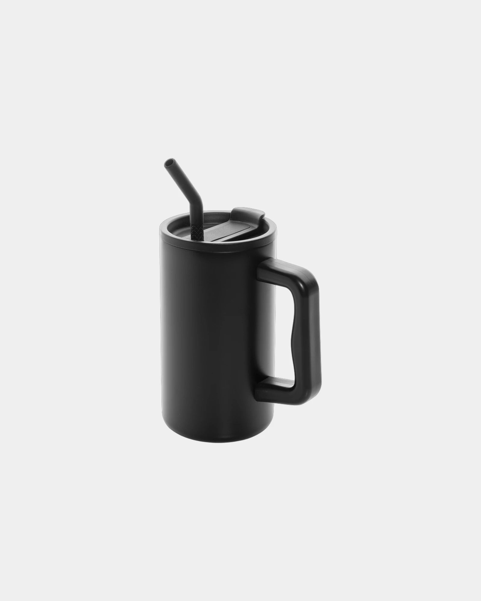 Kubek Cube 800 ml ze stali nierdzewnej z recyklingu z nadrukiem - Czarny