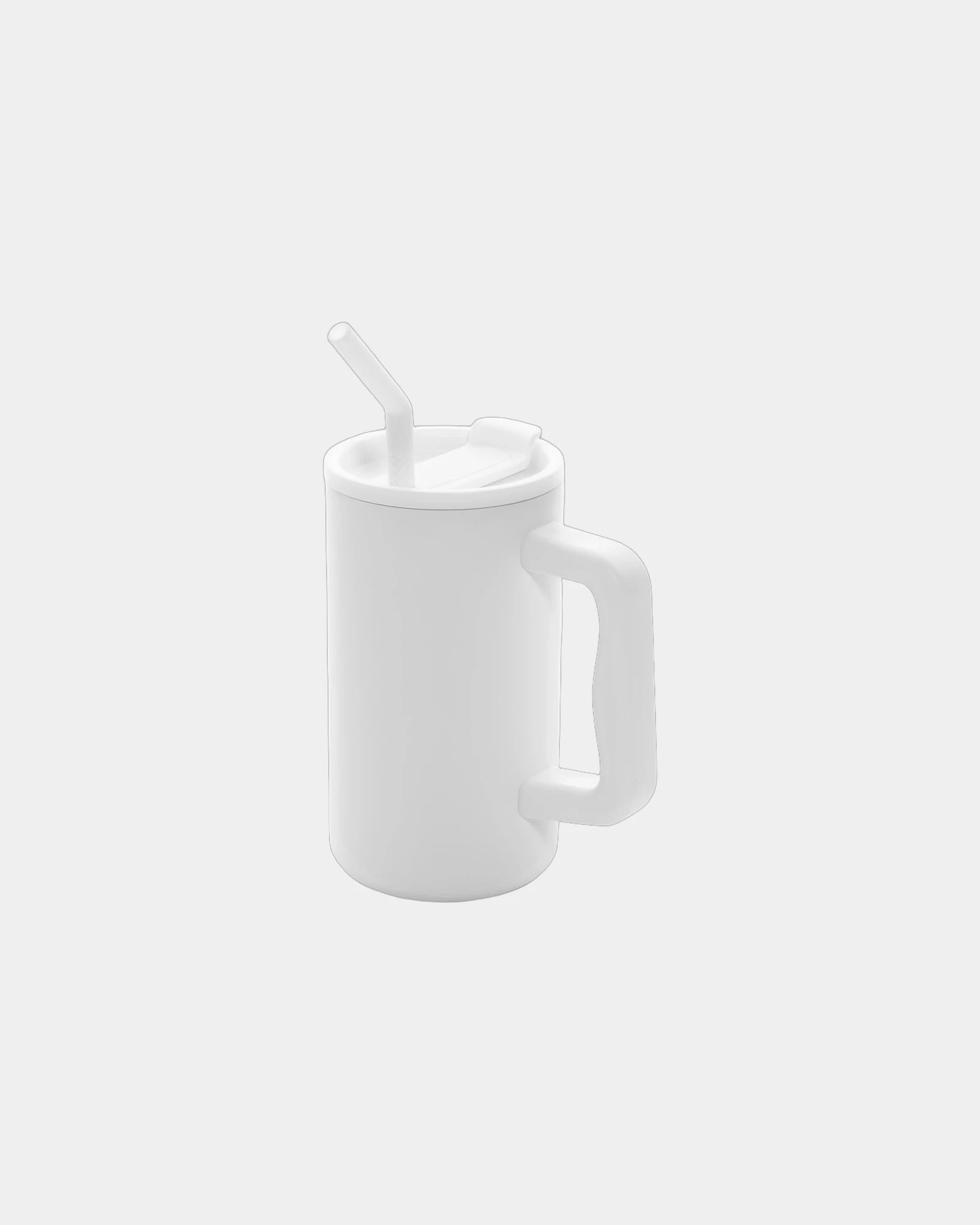 Kubek Cube 800 ml ze stali nierdzewnej z recyklingu z nadrukiem - Biały