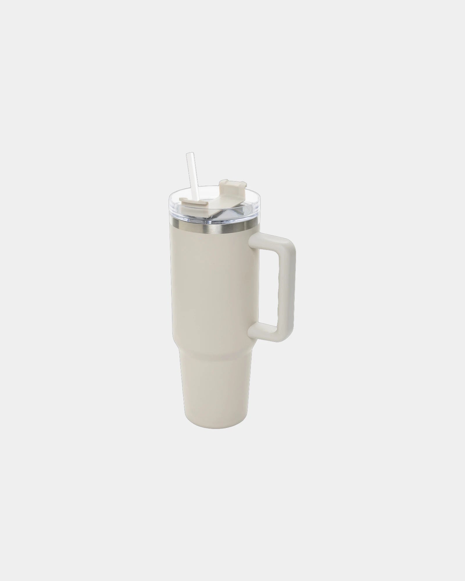 Kubek ze stali z recyklingu 1,2 l Peakflow z nadrukiem - Ciepły brąz