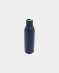Butelka na wodę ze stali z recyklingu Alok 600 ml z nadrukiem - Granatowy