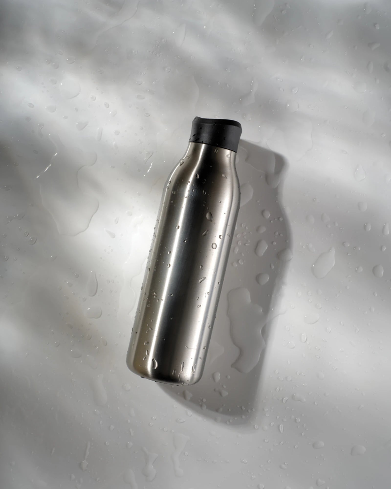 Butelka na wodę ze stali z recyklingu Alok 600 ml z nadrukiem - 17