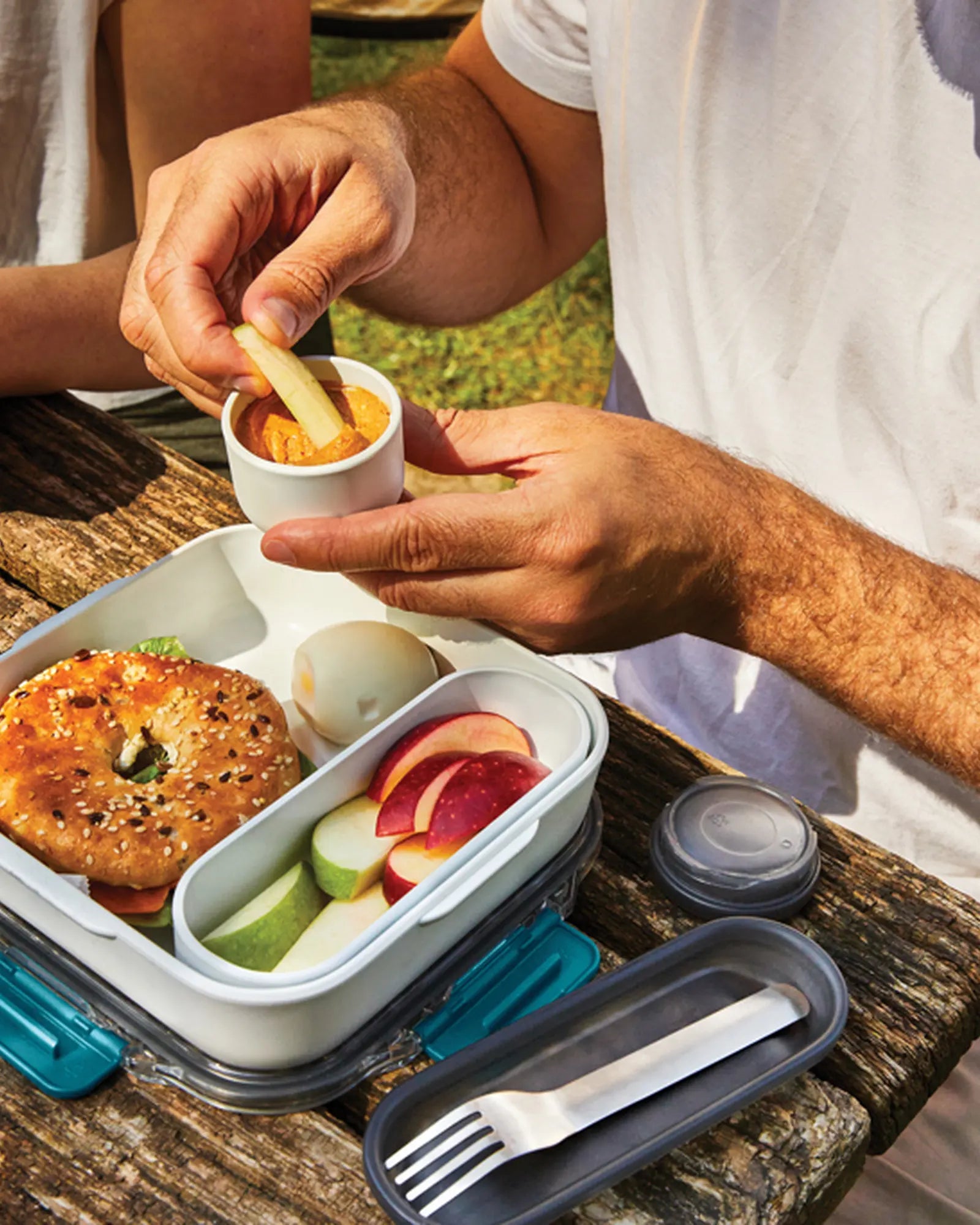 Lunchbox ekologiczny Black + Blum Original 1 l z nadrukiem - 12