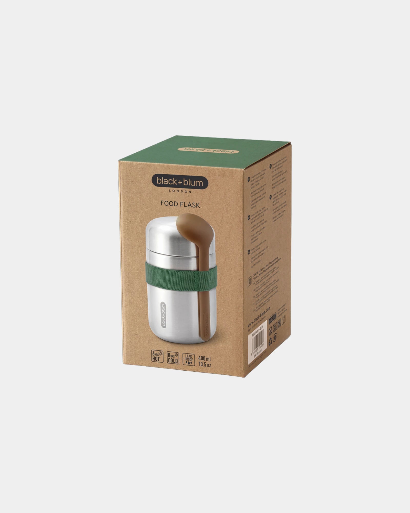 Pojemnik na żywność ze stali nierdzewnej Black + Blum 400 ml z nadrukiem - 9