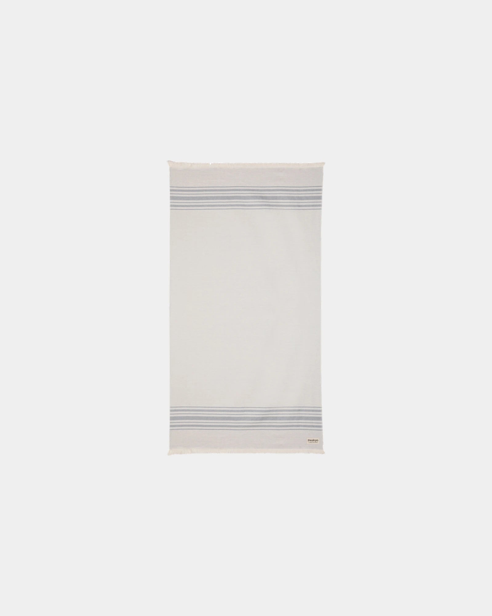 Ręcznik hammam z bawełny z recyklingu 100x180 cm z nadrukiem