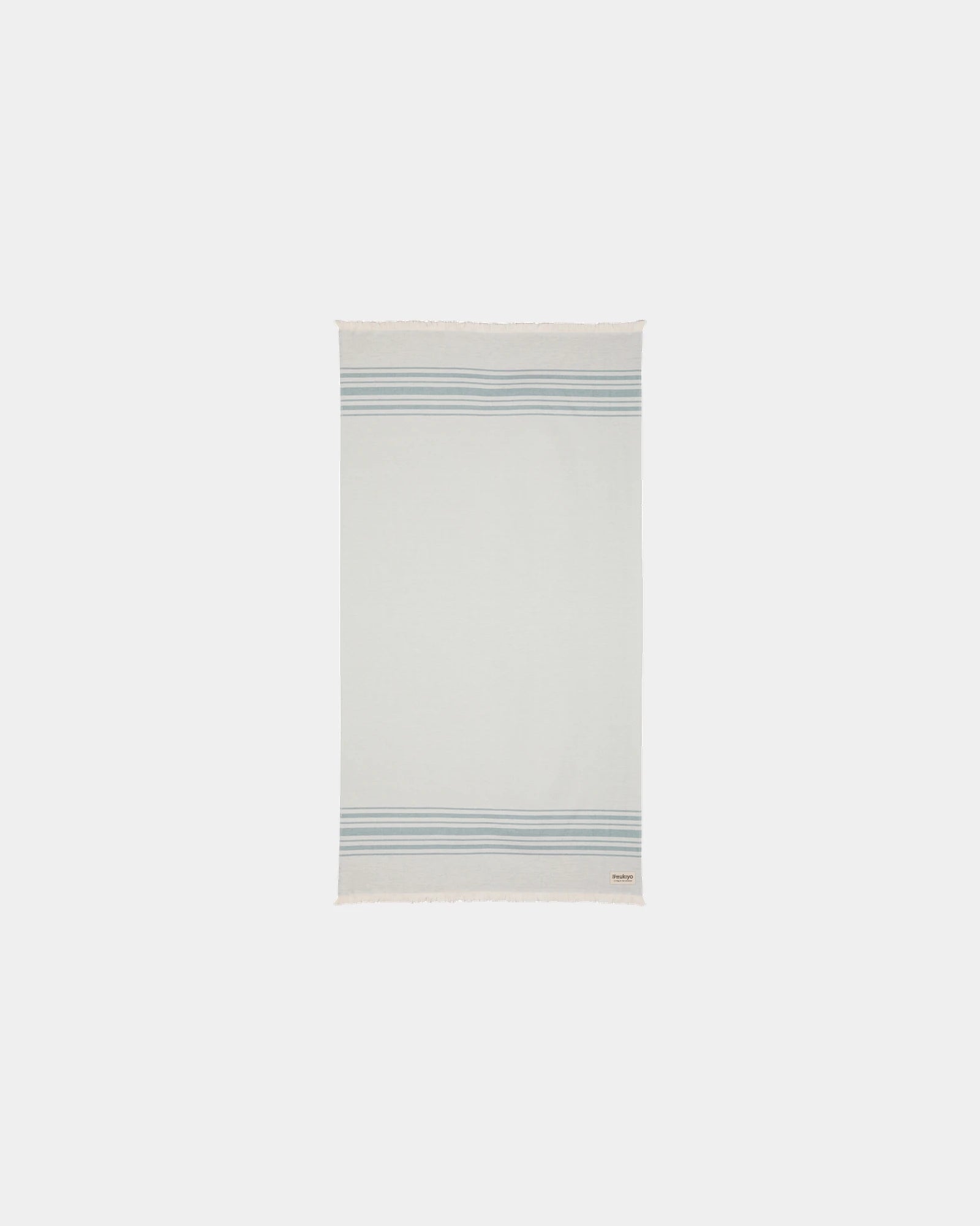Ręcznik hammam z bawełny z recyklingu 100x180 cm z nadrukiem