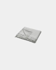 Ręcznik hammam z bawełny z recyklingu 100x180 cm z haftem - Szary