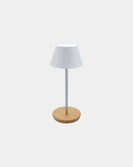 Lampa stołowa z plastiku ABS z recyklingu z nadrukiem - Biały