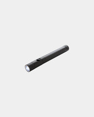Lampa teleskopowa aluminiowa z magnesem z nadrukiem - Czarny