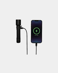 Latarka z aluminium z recyklingu 10W z nadrukiem - 3