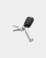 Brelok latarka z aluminium z recyklingu RCS Flash z nadrukiem - 6
