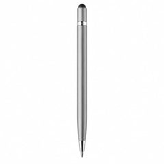Stylo stylet en métal épuré à personnaliser - Argent