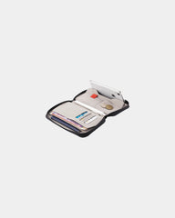 Etui na paszport z recyklingu, anti-RFID, z nadrukiem