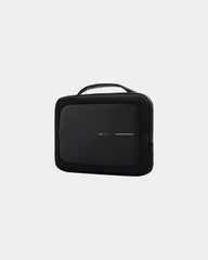 Torba na laptopa 16" z tkaniny rPET z nadrukiem - Czarny