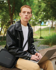 Torba na laptopa 16" z tkaniny rPET z nadrukiem - 9