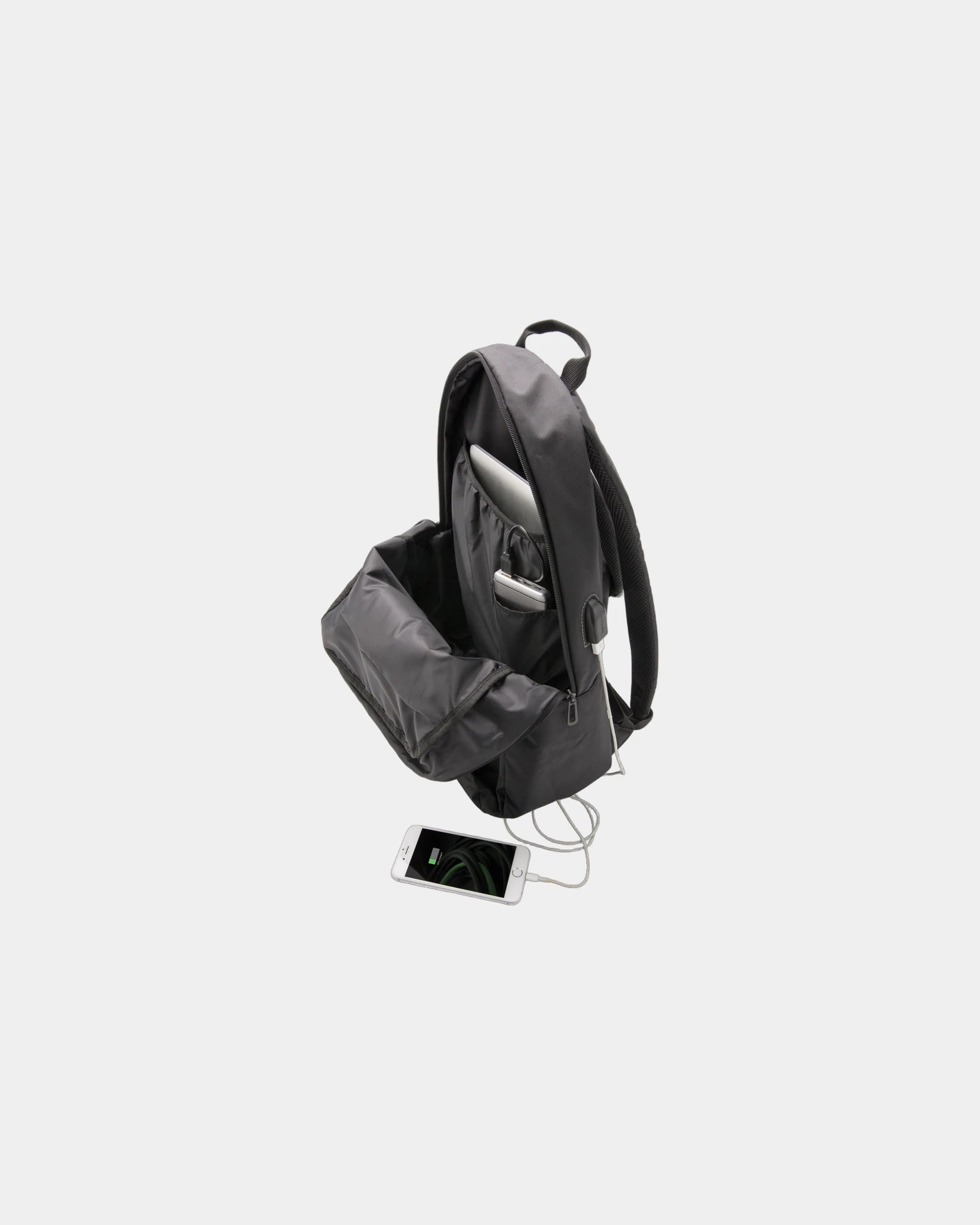 Plecak na laptopa z poliestru 20L z portem USB z nadrukiem - 5