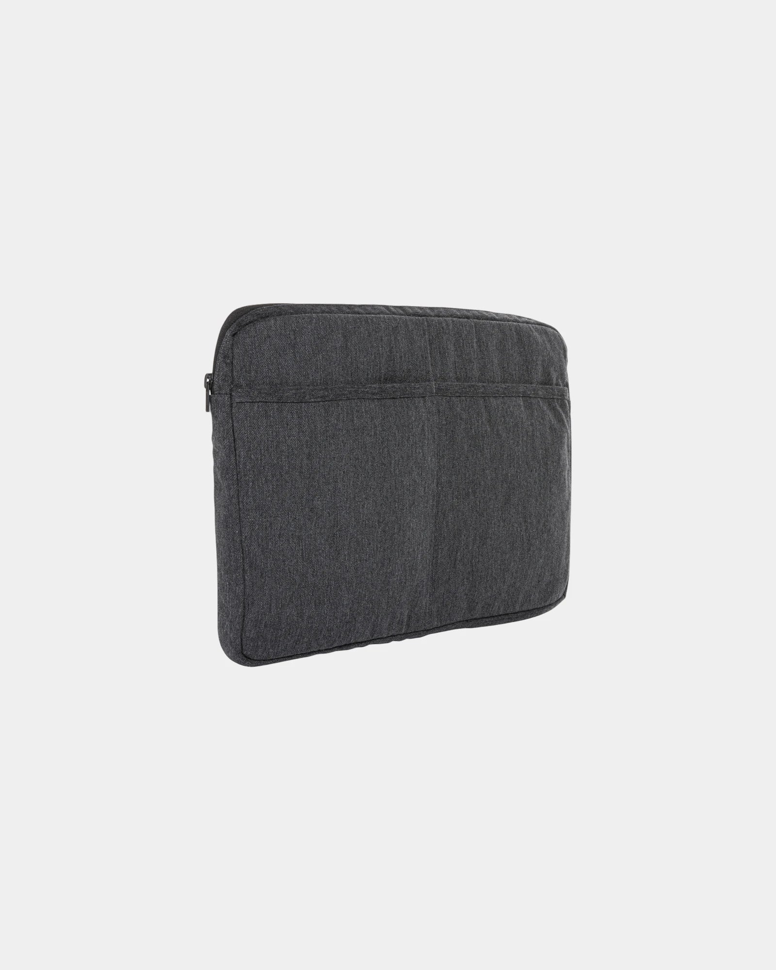 Etui na laptopa Laluka 15,6'' z bawełny z recyklingu z nadrukiem - Antracytowy