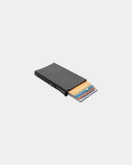 Etui na karty z aluminium anti-RFID na 10 kart z nadrukiem - 1
