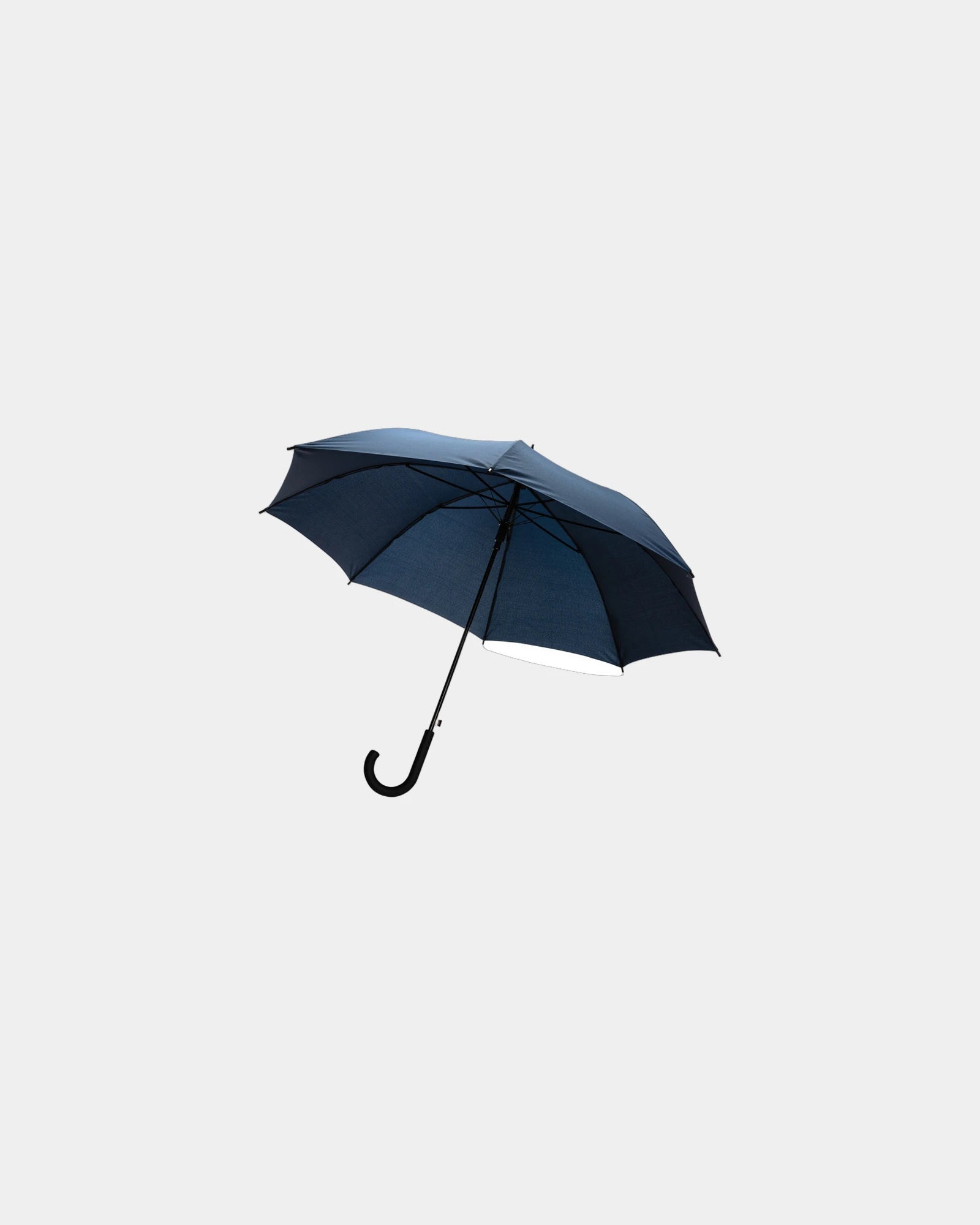 Parasol z rPET 23" z automatycznym otwieraniem z nadrukiem - Granatowy