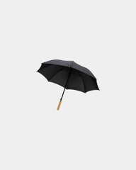 Parasol rPET 23" z automatycznym otwieraniem z nadrukiem - Czarny
